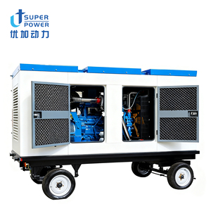 Generador Diésel Silencioso Trifásico de 220kw, Tipo Remolque Móvil, 275kva, Shangchai SDEC, Arranque Automático, Arranque Remoto, ATS - Product Image 2