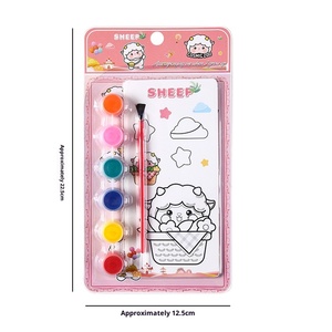 Livre de coloriage à l'<span class=keywords><strong>aquarelle</strong></span> et à la gouache pour enfants YEKO, pour les élèves de maternelle et d'école primaire - Livre d'art portable pour le graffiti, modèle B527 - Product Image 1