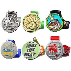 Cintas Personalizadas Económicas para Premios Deportivos, Placa de Premio para Maratón de la Liga de Campeones, Medallas de Metal con Diseño Personalizado - Product Image 2