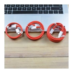Cable Pd rápido, venta al por mayor <span class=keywords><strong>C</strong></span> a <span class=keywords><strong>C</strong></span> Cables de datos de carga rápida 10 años Certificado de fábrica 5A 65W Tipo <span class=keywords><strong>C</strong></span> Bolsa Opp de PVC Estándar rojo 20 TPE - Product Image 2