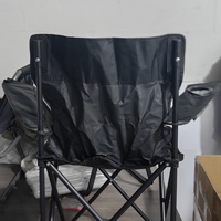 Chaise pliante de camping, pique-nique, pêche, extérieur, durable, légère, en tissu Oxford, avec accoudoirs et dossier, portable