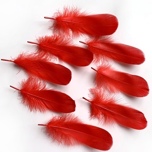 Plumas de Ganso Teñidas Grandes y Suaves en Stock para Decoraciones de Pared de Girasoles DIY para Bodas y Carnavales, y Manualidades de Alas de Atrapasueños - Product Image 5