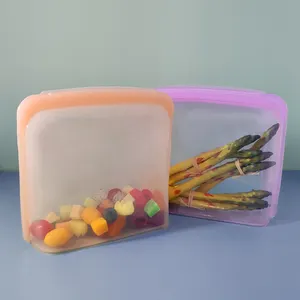 Airtight Food Storage Container Set 3000ML Silicone Sealer Food Bag Kitchen Large Lunch Box