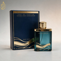 Parfum de luxe de style designer en gros, 100 ml EDP, longue tenue, unisexe, bleu or, coffret cadeau élégant, vaporisateur naturel