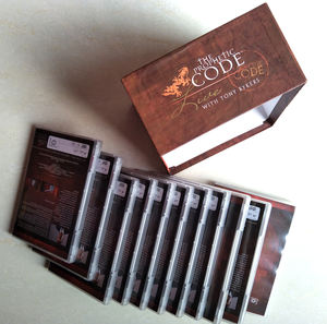 12x Double étui transparent Dvd Total 24 pièces DVD avec cartes d'essai dans une boîte d'affichage triangulaire comme emballage cadeau de marketing de détail - Product Image 3