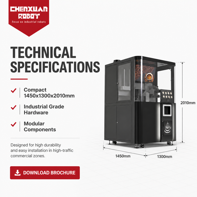Industrial Robot Systems Coffee Kiosk Professional Automation Equipment Manufacturer for Smart Unmanned Retail