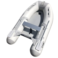 Offre Spéciale – Bateau Pneumatique Pliable 270 cm (8 pieds) en PVC/Hypalon avec Plancher Gonflable ou en Aluminium en Option pour la Pêche et les Activités Nautiques en Extérieur