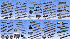 Rollenkettingen Van Industrieel Gelegeerd Staal-Enkele/Dubbele Rij 06b 08b 10a 12a 16a 20a 24a Kettingen Voor Directe Verkoop In De Fabriek - Product Image 6