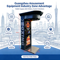 Jeu de boxe électronique Ultimate Big Punch personnalisé à monnayeur pour adultes, jeu d'arcade de récompense en métal pour intérieur