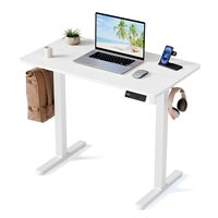 Bureau debout électrique haut de gamme réglable en hauteur, noir, 120 x 60 cm, avec mémoire, pour le travail et l'étude, bureau informatique