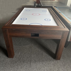 Bàn Bi-a Xoay Nhiều Trò Chơi <span class=keywords><strong>7</strong></span> Chân 4 Trong <span class=keywords><strong>1</strong></span> Với Bàn Chơi Khúc Côn Cầu Trên Không Bàn Ăn Tennis - Product Image 4