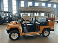 Véhicule de patrouille électrique 6 places à 3 rangées pour les communautés de personnes âgées, vente en gros, directement de l'usine, en stock