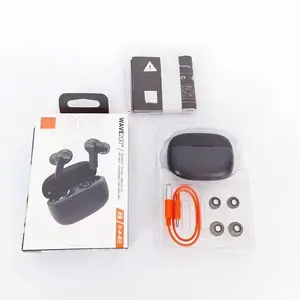 Fones de ouvido sem fio sem fio BT para música e esportes, fone de ouvido Running Wave 200 TWS True 2024, novo, sem fio, sem fio, para música e esportes, ideal para ouvir música e esportes, compatível com BT5.0