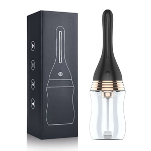 New Electric Water-Jet Vibrating Enema Device with 5-Hole <b>Spray</b> Anal <b>Cleaner</b> Adult Products ManufacturerFactory Direct Sales - Product Image 4