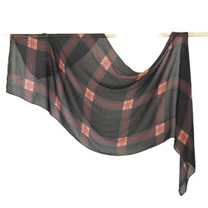 Nouveau <span class=keywords><strong>style</strong></span> 2026 – <span class=keywords><strong>Hijab</strong></span> en modal imprimé à carreaux, châle de haute qualité, doux et respirant, accessoires ethniques tendance - Product Image 5