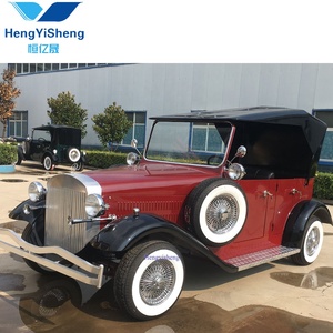 Nuovo Stile 2025 Personalizzato, Vendita Calda, <span class=keywords><strong>Auto</strong></span> Classica Nera per Turismo, Carro Elettrico Vintage con Guida a Destra, <span class=keywords><strong>Auto</strong></span> Usate con Cofano Bianco - Product Image 1