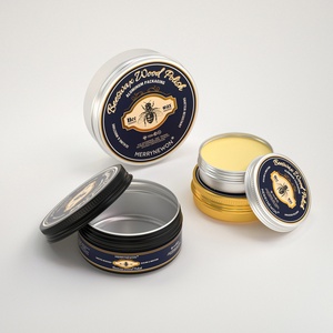 Nature <b>Custom</b> Aluminum Cream Jar Metal Cans with Face Cream and Tin Label Beeswax Packaging Cans - Product Image 3