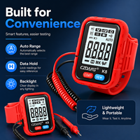 Voltmeter Digital Presisi Tinggi Portabel Multifungsi Universal Model Gelang 1 Tahun Garansi