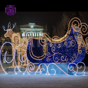 Luz decorativa personalizada IP65 con diseño de carroza para decoración de calles en Navidad, días festivos y festivales. - Product Image 2