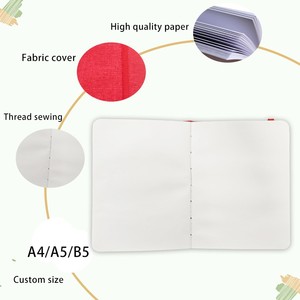 Cuaderno <span class=keywords><strong>de</strong></span> Espiral A5/B5 <span class=keywords><strong>de</strong></span> Tapa Dura <span class=keywords><strong>con</strong></span> Tela Texturizada Personalizada <span class=keywords><strong>de</strong></span> Alta Calidad/PP/PVC, <span class=keywords><strong>Certificado</strong></span> ISO9001, para Apuntes <span class=keywords><strong>de</strong></span> Estudiantes - Product Image 3