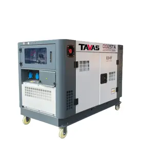 9.5kw 10kw small/mini super silent air cooled diesel generator set dc 12v single phase output power