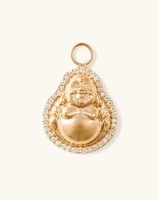 Colgante de Joyería Personalizada de Moda DIY con Cadena Básica, Diseño Herradura y Mariposa, Chapado en Oro
