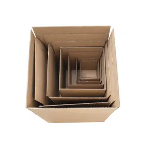 กล่องกระดาษลูกฟูกขายส่งที่กำหนดเองทำกล่องกระดาษลูกฟูกรีไซเคิลสำหรับบรรจุภัณฑ์