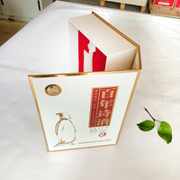 Caja de Vino Magnética Holográfica con Efecto Láser Personalizada Directo de Fábrica para Brandy, Champán y Whisky con Línea de Tela Satinada
