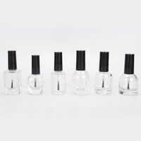 Botellas de Esmalte de Uñas Profesionales Personalizadas de 5ml-16ml con Estampado en Caliente, Tapón de Rosca de Vidrio Redondo/Rectangular, Almacenamiento en Cartón
