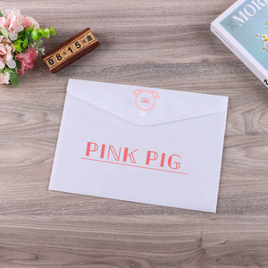 Thực tế nóng bán tùy chỉnh giá rẻ Văn Phòng Giá Nguồn cung cấp nút A4 Kích thước nhựa thư mục tập tin tài liệu túi phong bì tập tin Túi - Product Image 6