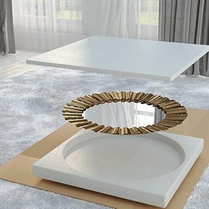 Miroir mural décoratif de luxe avec verre poli et design moderne, parfait pour améliorer l'espace dans les maisons, les bureaux et les hôtels - Product Image 2