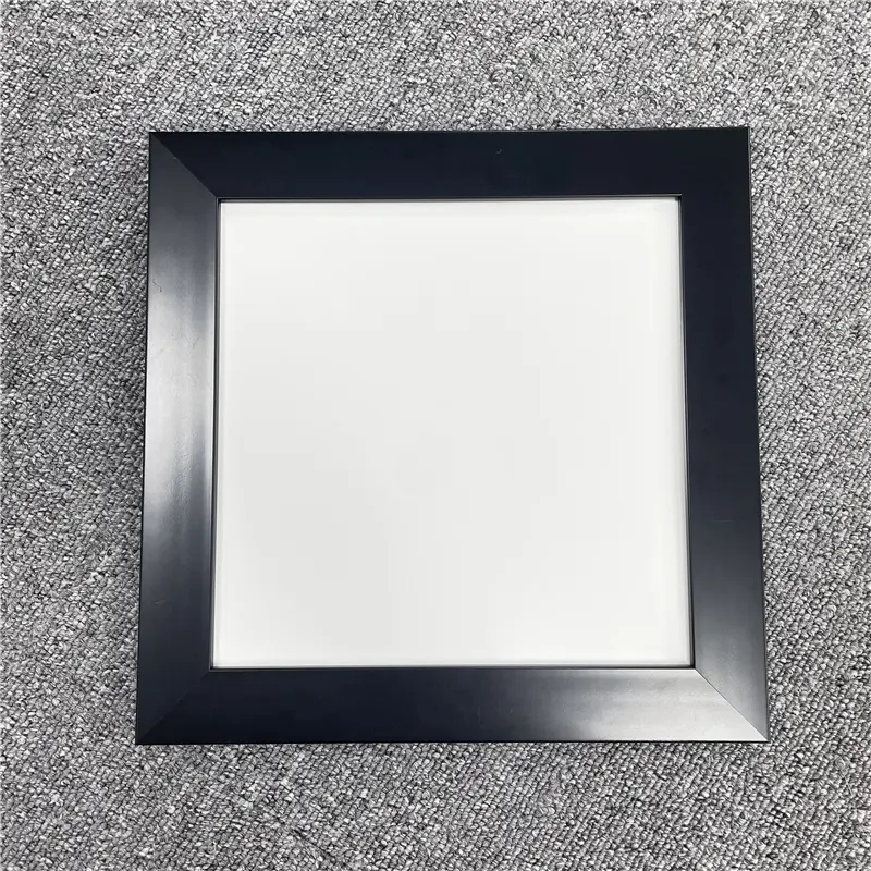 Moldura quadrada de plástico para fotos MDFSUB, moldura para paredes personalizadas, moldura para fotos em sublimação de madeira DIY, moldura para fotos em branco PS