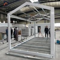 Estructuras Modulares Prefabricadas de Acero Ligero de 20 y 40 pies, con Certificación CE, para Envío en Paquete Plano, Estructuras para Casas Contenedor