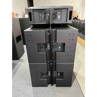Speaker Line Array Pasif Dua Unit Kayu, Dapat Digantung dan Ditumpuk, Profesional untuk Pertunjukan Skala Besar, Rekayasa Panggung