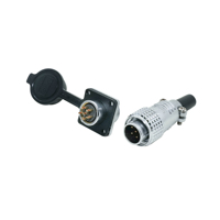 Connecteur industriel PLS16 de type raccordement carré et circulaire, 2, 3, 4, 5, 6, 7, 8, 9 broches, prise et fiche aviation mâle/femelle