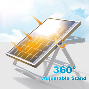 Bộ quạt năng lượng mặt trời 6W, tấm pin mặt trời chống thấm với quạt <span class=keywords><strong>DC</strong></span>, dùng cho chuồng gà nhỏ, nhà kính, nhà kho, chuồng thú cưng, thông gió cửa sổ - Product Image 5