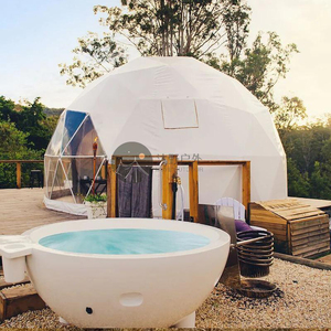 Tente de Camping en plein air familiale Tente dôme Glampin de 8m de diamètre <span class=keywords><strong>Maison</strong></span> de cabine d'hôtel de luxe <span class=keywords><strong>à</strong></span> <span class=keywords><strong>vendre</strong></span> - Product Image 4