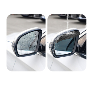 Bán buôn 2 cái/bộ Chất lượng cao PVC xe gương chiếu hậu mưa lông mày Protector Sun Visor gió & Bug làm lệch hướng lá chắn cho xe ô tô - Product Image 4