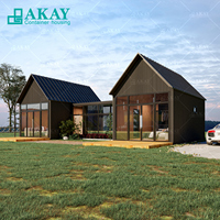 Nouvelles Maisons Préfabriquées B2B Design Usine Villa 2 Chambres Ossature Acier Standard Américain Portable Modulaire Conteneur Préfabriqué