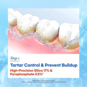 Dentifrice <span class=keywords><strong>Plaque</strong></span> Care (Citron Menthe) Contrôle du tartre, bicarbonate de soude, blanchissant, prévention des caries - Product Image 3
