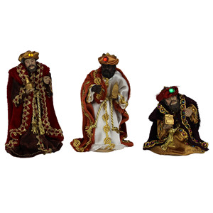 ชุดหุ่นโพลีเรซิน15ชิ้นสำหรับ999944108100601คริสต์มาสเนโบสไตล์ตะวันออกผ้าประสูติ10ซม. - Product Image 3