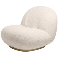 Fauteuil Simple de Luxe Nordique, Design Moderne pour Salon, en Velours d'Agneau et Bois, Idéal Balcon, Canapé Paresseux