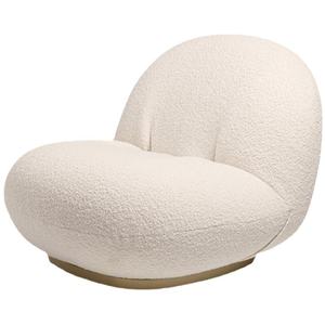 Sillón Sofá Individual de Lujo Nórdico, Moderno de Ocio Estilo Diseñador en Terciopelo de Borrego y Material de Madera para Sala de Estar, Balcón, Sofá Perezoso - Product Image 5