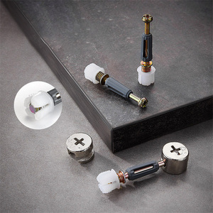 Wholesale of 40 Movable Iron <b>Rods</b>/four Opening <b>Plastic</b> <b>Rods</b>/three in One Connectors for Disassembly and Assembly of Cabinets - Product Image 4