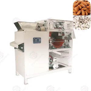 Pele De Soja Automática Removendo Grão De Grão De Grão De Amêndoa Molhado Peeler Peanut Peeling Machine