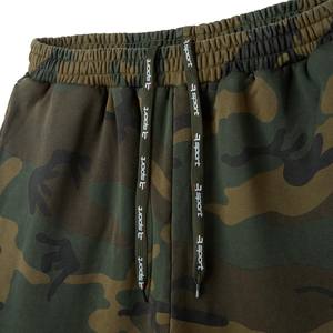Custom Cotton <strong>Jogger</strong> <strong>Pants</strong> Oversized Straight Leg Camouflage Pattern Baggy Sweatpants <strong>Cropped</strong> Raw Hem <strong>Pants</strong> for <strong>Men</strong> Track <strong>Pants</strong> - Product Image 6