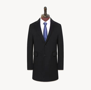 Veste de <span class=keywords><strong>costume</strong></span> en cachemire mélangé de luxe italien NARI, coupe courte <span class=keywords><strong>et</strong></span> ajustée, style décontracté <span class=keywords><strong>et</strong></span> professionnel, vêtements d'hiver pour hommes - Product Image 2