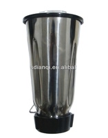 Tabung logam Blender baja tahan karat 1,25l, aksesori mixer untuk bagian penggunaan rumah untuk blender