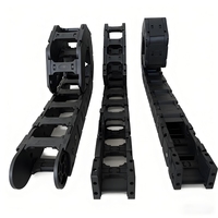 Chaîne porte-câbles en nylon PA66 pour routeur CNC, ouverture latérale Yodel, 15x15mm