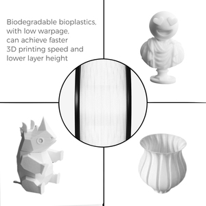 Filamento de Alta Calidad de 1 kg/rollo PLA/ABS/PCL/PETG/TPU/HIPS/PP/MADERA/Fibra de Carbono, Recarga de Filamento PLA de 1,75 mm para Impresora 3D - Product Image 2